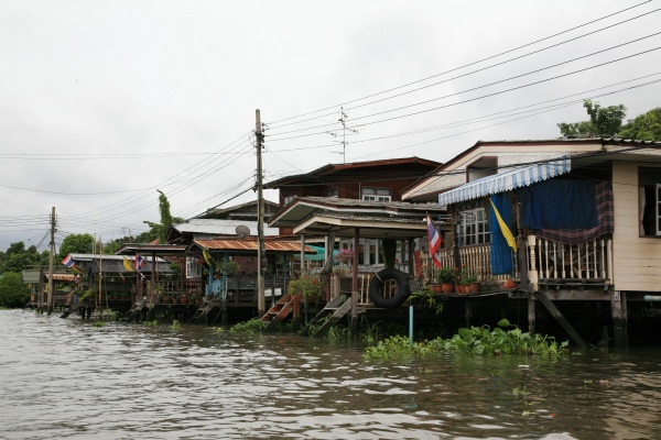 Houses along the canal