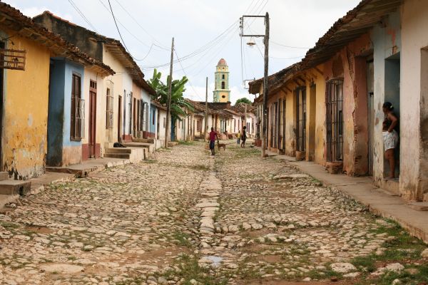 Cobbled street