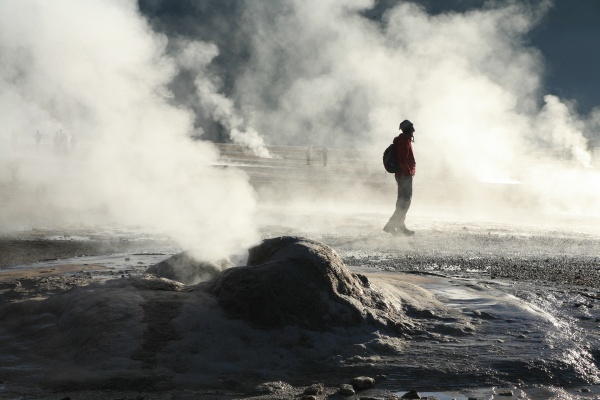 Geyser fumes