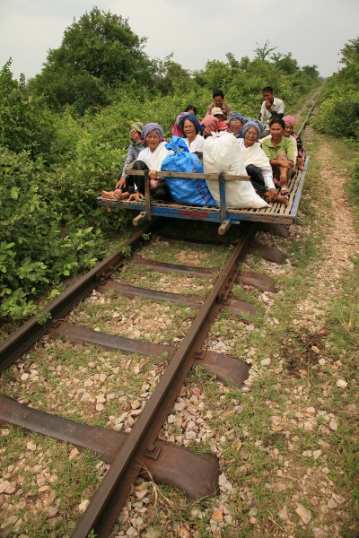 Bamboo train