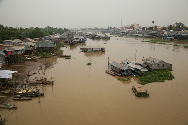 Houses in the Mekong Delta